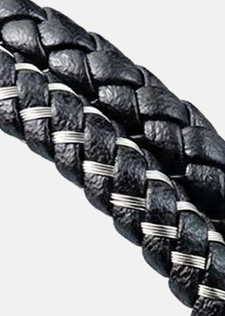 Bracelet en cuir Shadow Weave