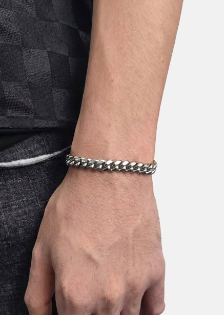 Bracelet Riven Edge - Plaqué argent