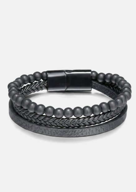Bracelet en cuir Raven Forge