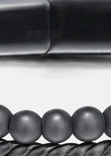 Bracelet en cuir Raven Forge