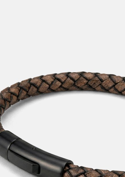 Bracelet en cuir Brawn Weave