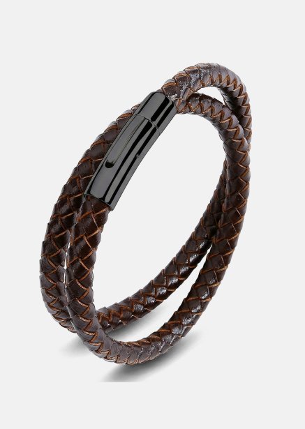 Bracelet en cuir Vigor Weave