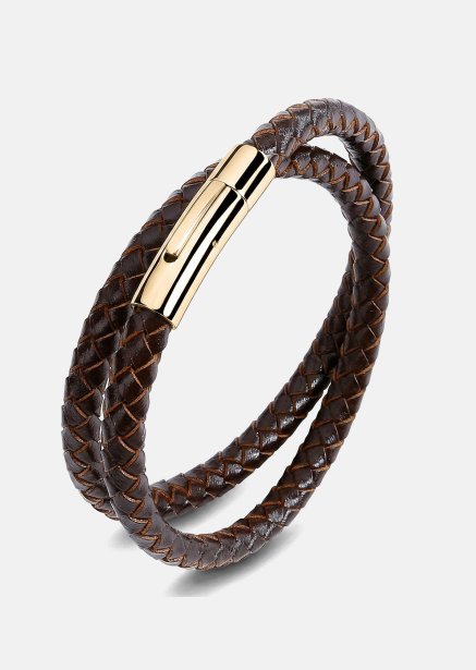 Bracelet en cuir Virtue Weave