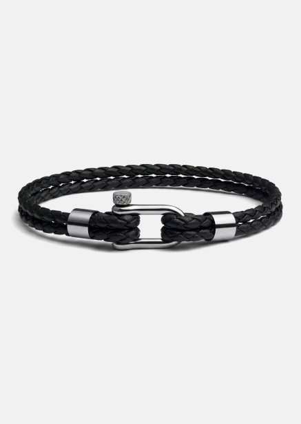 Bracelet en cuir Vertex Link