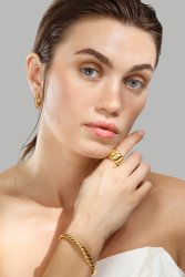 Bracelet Twist Glow - 18k Plaqué or