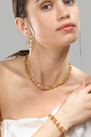 Boucles d’oreilles – 18k Plaquées or