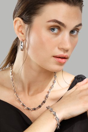 Collier Bold Link – Plaqué argent