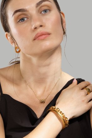 Boucles d’oreilles Bold Glow – 18k Plaquées or