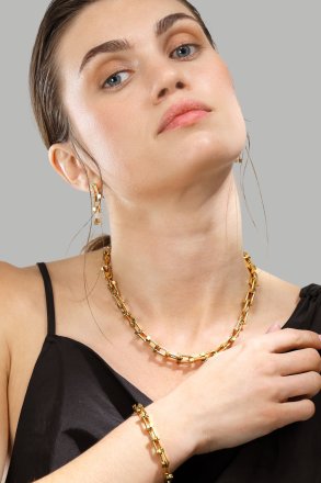 Bracelet Link Luxe - 18k Plaqué or