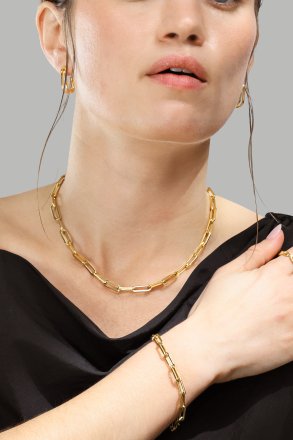 Boucles d’oreilles Loop Duo – 18k Plaquées or