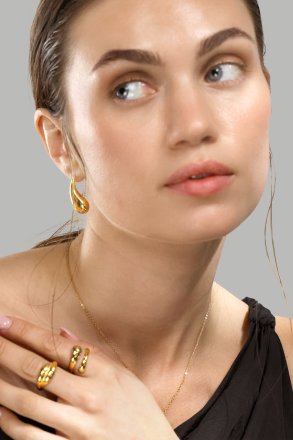 Bague Wave Bold - 18k Plaquée or