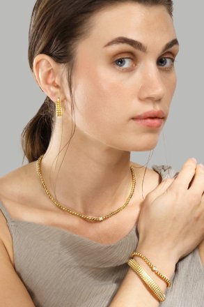 Boucles d’oreilles Sfera – 18k Plaquées or