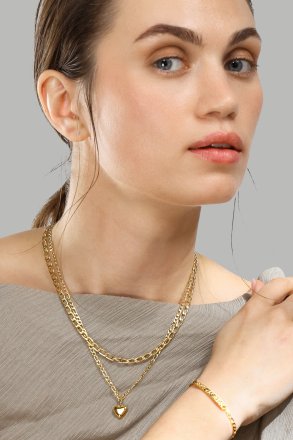 Collier Figaro Chain - 18k Plaqué or