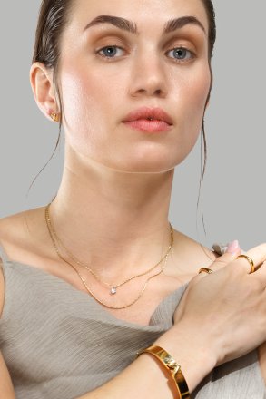 Bracelet V-Lock - 18k Plaqué or