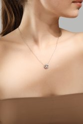 Collier Silver Heart – Plaqué argent