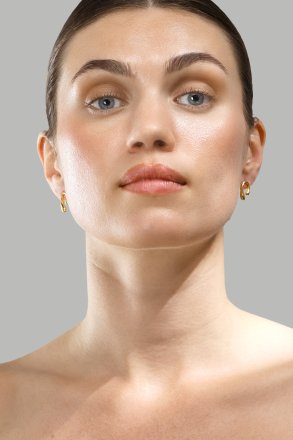 Boucles d’oreilles Sculpture – 18k Plaquées or