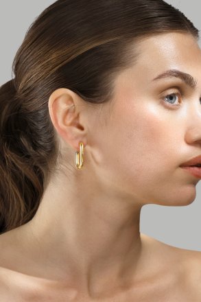 Boucle d’oreille Golden Flow - 18k Plaquée or