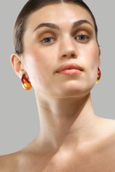 Boucles d’oreilles Verdé Glow – 18k Plaquées or