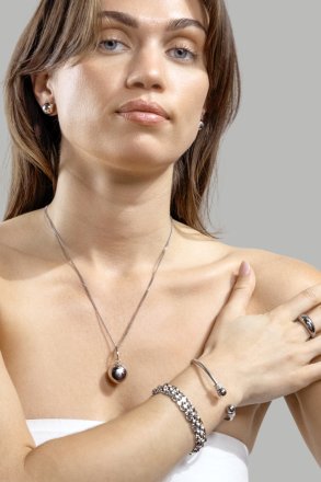 Orb Earrings - Plaquées argent