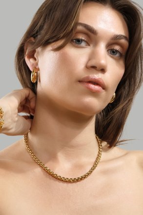 Loop Boucles d’oreilles – 18k Plaquées or