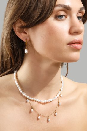 Boucle d’oreille Ocean - 18k Plaquée or