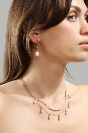 Zuri Boucles d’oreilles – 18k Plaquées or