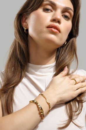 Lava Glow Bracelet - 18k Bracelet Plaqué Or