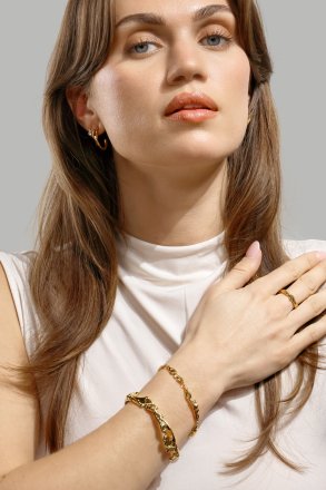 Ondula Bague - 18k Plaquée or