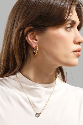 Collier Orbit – Plaqué argent