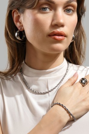 Celeste Boucle d'oreille - Plaquée argent