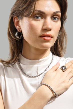 Celeste Boucle d'oreille - Plaquée argent