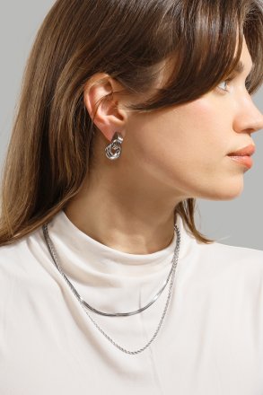 Bracelet Twist – Plaqué argent