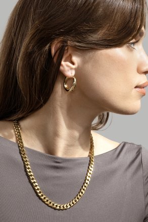 Bracelet Flow Cuff - 18k Plaqué or