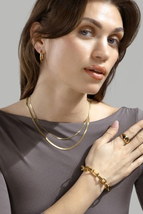 Collier Serpent - 18k Plaqué or