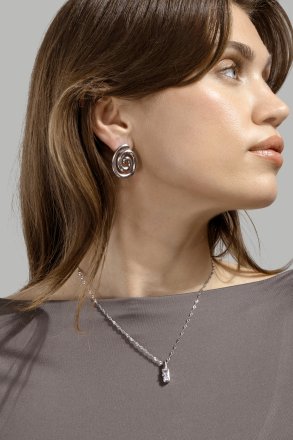Gleam Collier – Plaqué argent