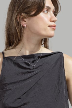Boucle d’oreille Eleganceis - Plaquée argent