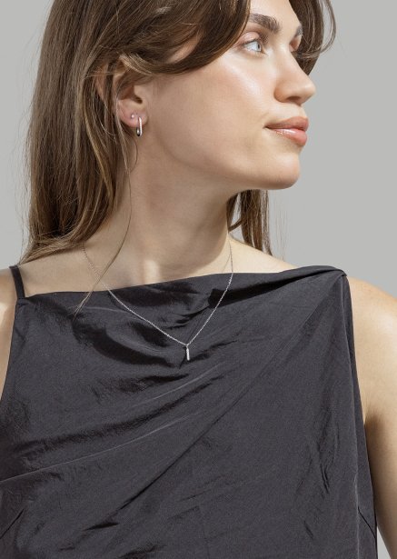 Boucle d'oreille Luxe Whisper - Plaquée argent