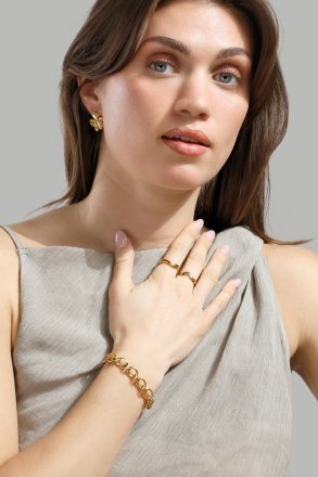 Bracelet The link - 18k Plaqué or