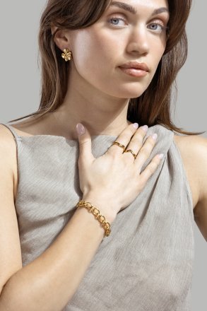 Bracelet The link - 18k Plaqué or