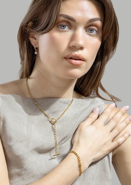 Boucle d'oreille Celeste Drops - 18k Plaquée or