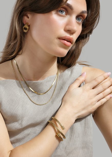 Verona Collier – 18k Plaqué or