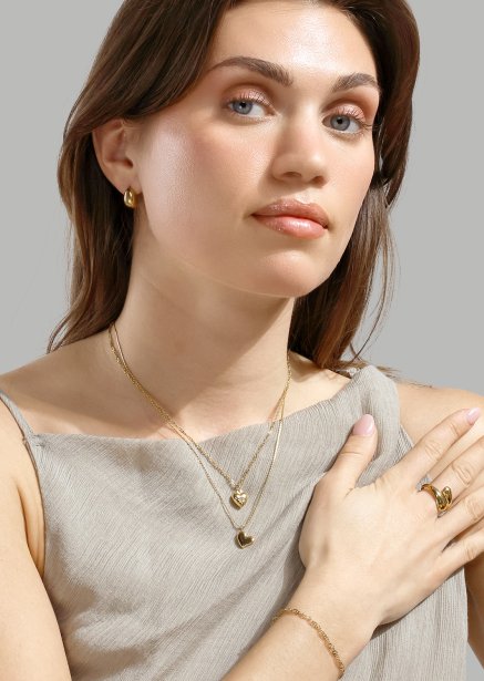 Collier Amore - 18k Plaqué or
