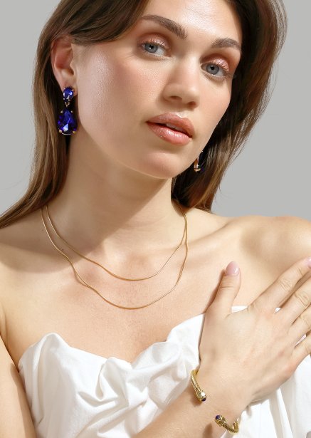 Bracelet Aumaura Blue - 18k Plaqué or