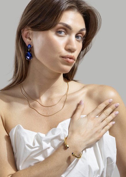 Bracelet Aumaura Blue - 18k Plaqué or