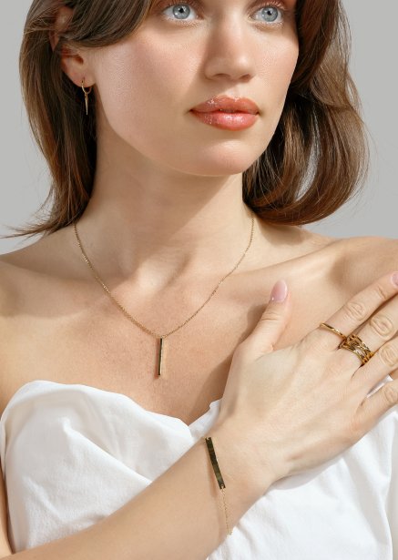 Bracelet Sleek Elegance - 18k Plaqué or
