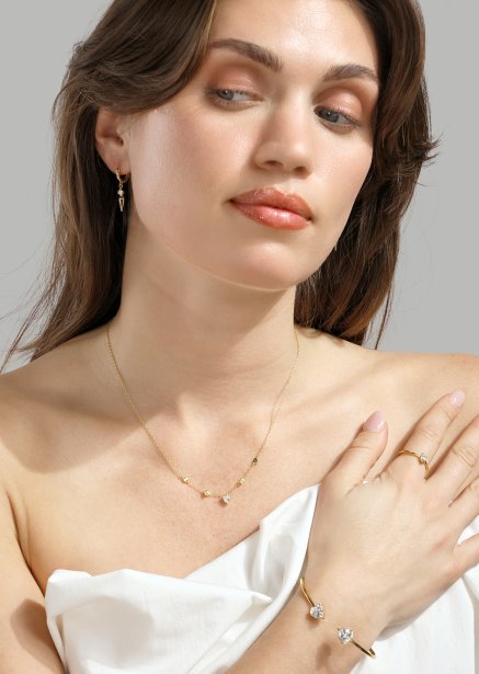 Boucles d’oreilles Aeriths - 18k Plaquées or