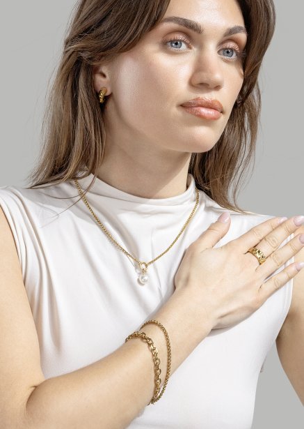 Eterna Bague - 18k Plaquée or