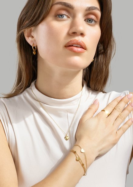 Initial Bague – 18k Plaquée or