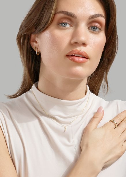 Luminare Boucle d'oreille - 18k Plaquée or