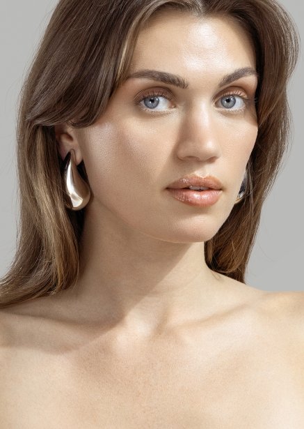 Boucle d’oreille Liquid Glow - Plaquée argent